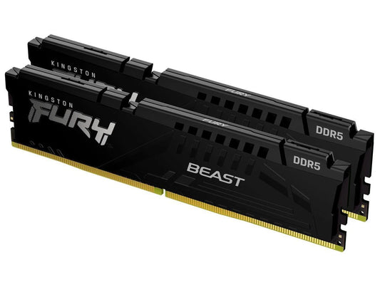 KF560C36BBE2K2-32 - Kingston FURY Beast 32GB 2 x 16GB DDR5 6000 PC5 48000 Memory Desktop Memory