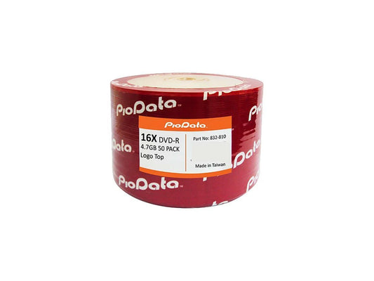 832-810SA - PIODATA PioData 16X 4.7GB Logo Top DVD-R 50 s Disc