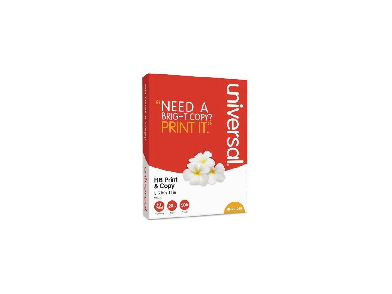 UNV91205 - Universal Deluxe Multipurpose Paper 98 Bright 20 lb 8.5 x 11