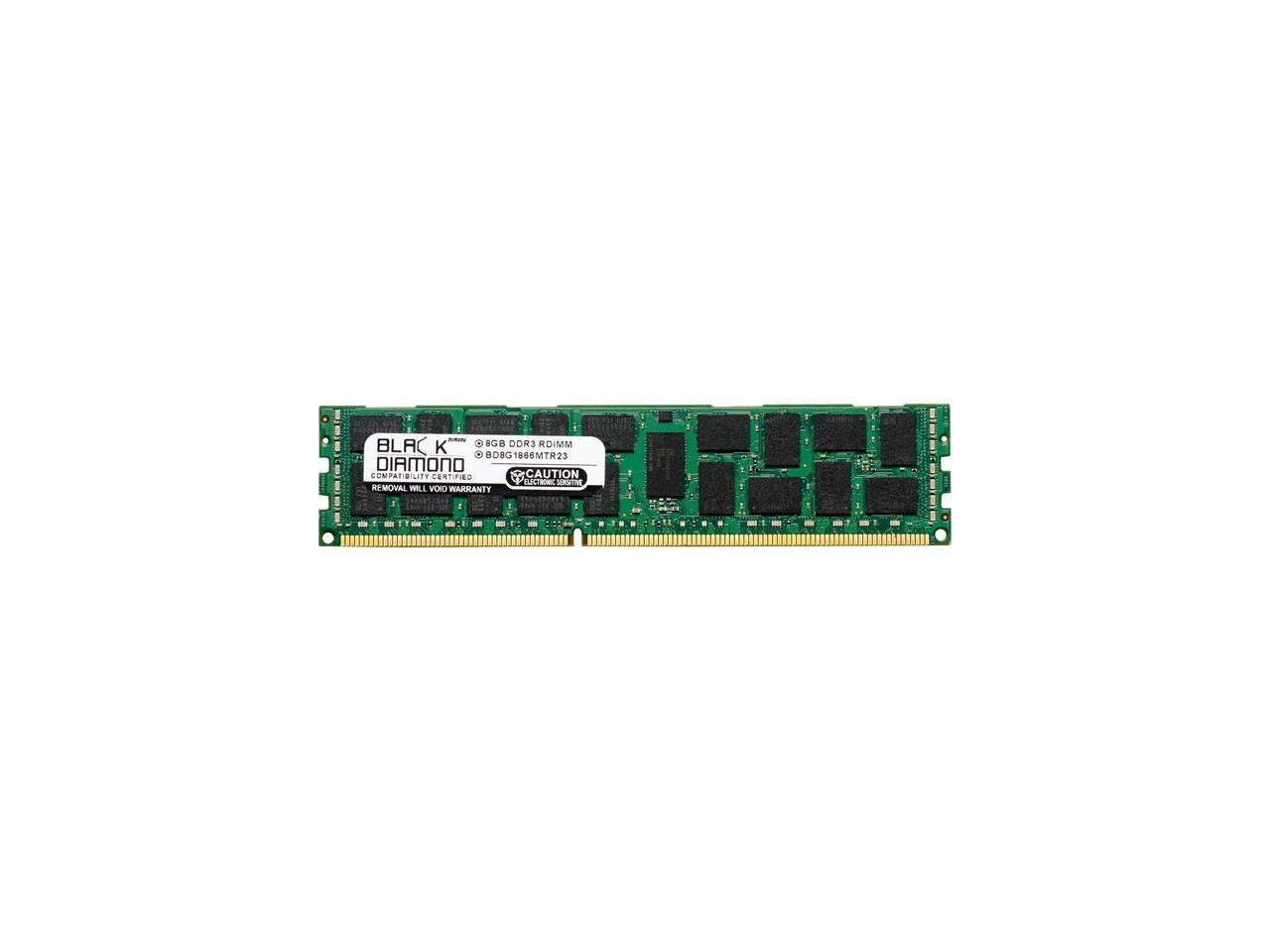 BD8G1866MTR26 - Black Diamond Memory 8GB ECC Registered DDR3 1866 PC3 14900 Server Memory