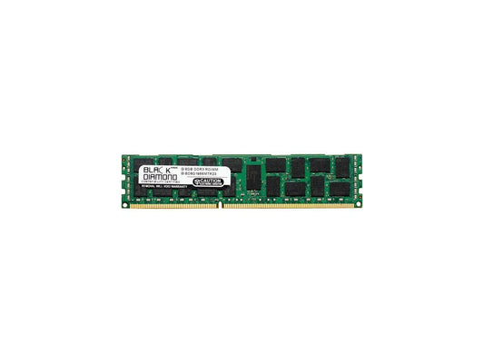 BD8G1866MTR26 - Black Diamond Memory 8GB ECC Registered DDR3 1866 PC3 14900 Server Memory