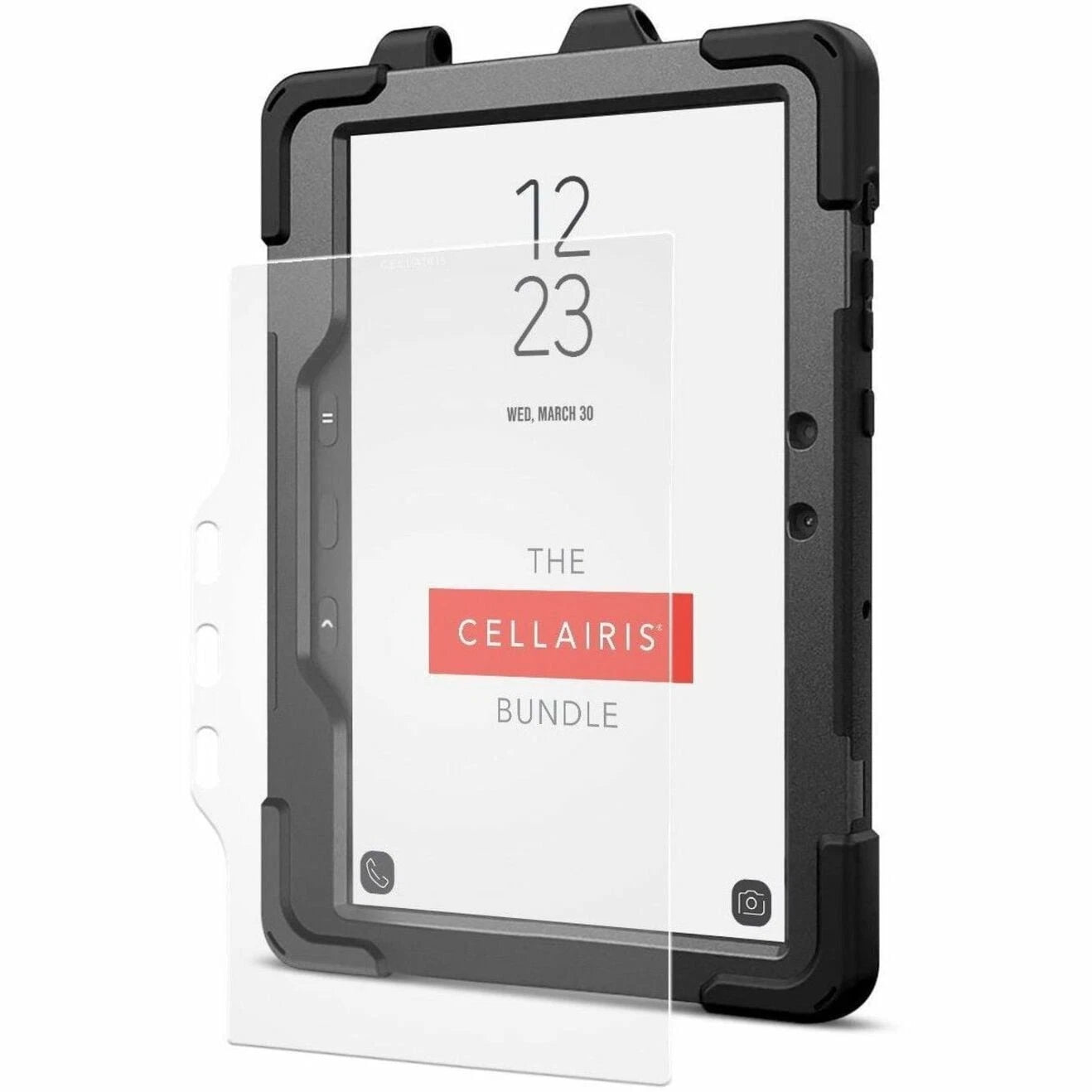 11-0078050-BK - CellaIRIS Shell Shock Tempered Glass Screen Protection