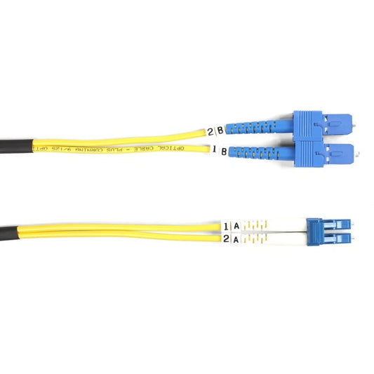 FOSM005MSCLC - Black Box 16.4ft SC to LC Single-Mode Fiber Optic Patch Cable