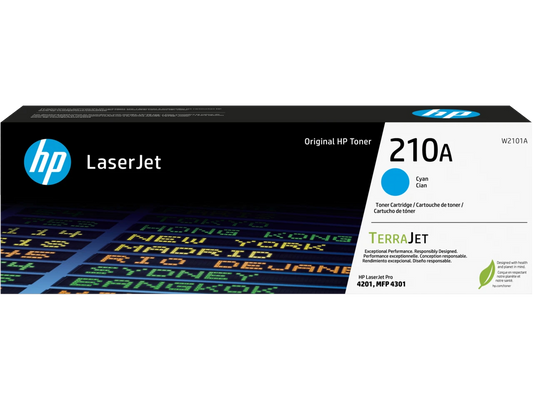 W2101A - HP 210A Cyan LaserJet Toner Cartridge