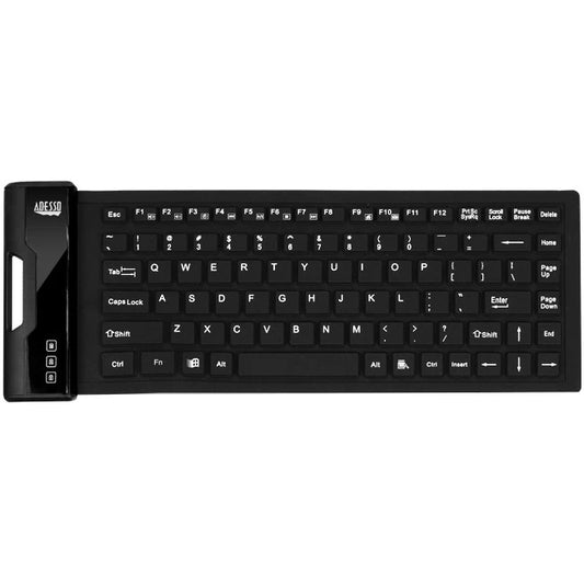 AKB212UB - Adesso Antimicrobial Waterproof Flex Keyboard