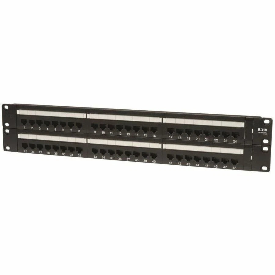 N052048 - Tripp Lite 48-Port Cat5e Cat5 Rackmount Patch Panel 568B 110 Punch 2URM