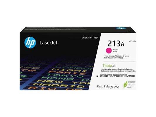 W2133A - HP 213A TerraJet LaserJet Toner Cartridge Magenta