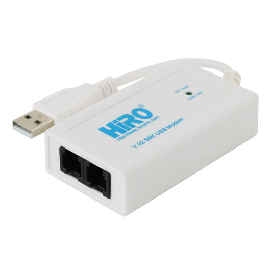 179997 - Hiro Lumiere LA Network H50228 V92 56k External USB Modem