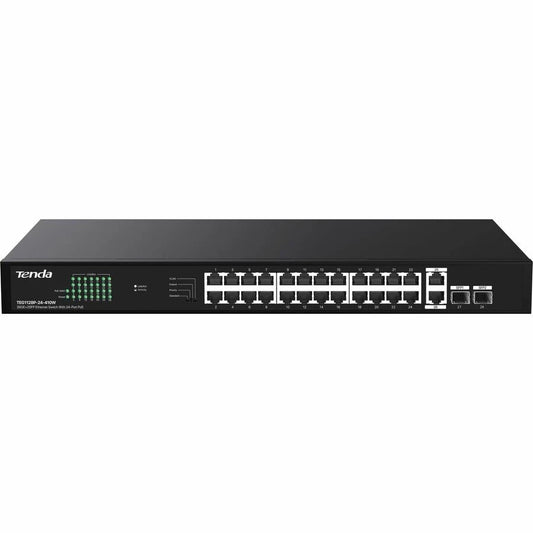 TEG1128P24410W - Tenda Technology 26GE+2SFP UNMANAGED SWITCH 24-PORT POE