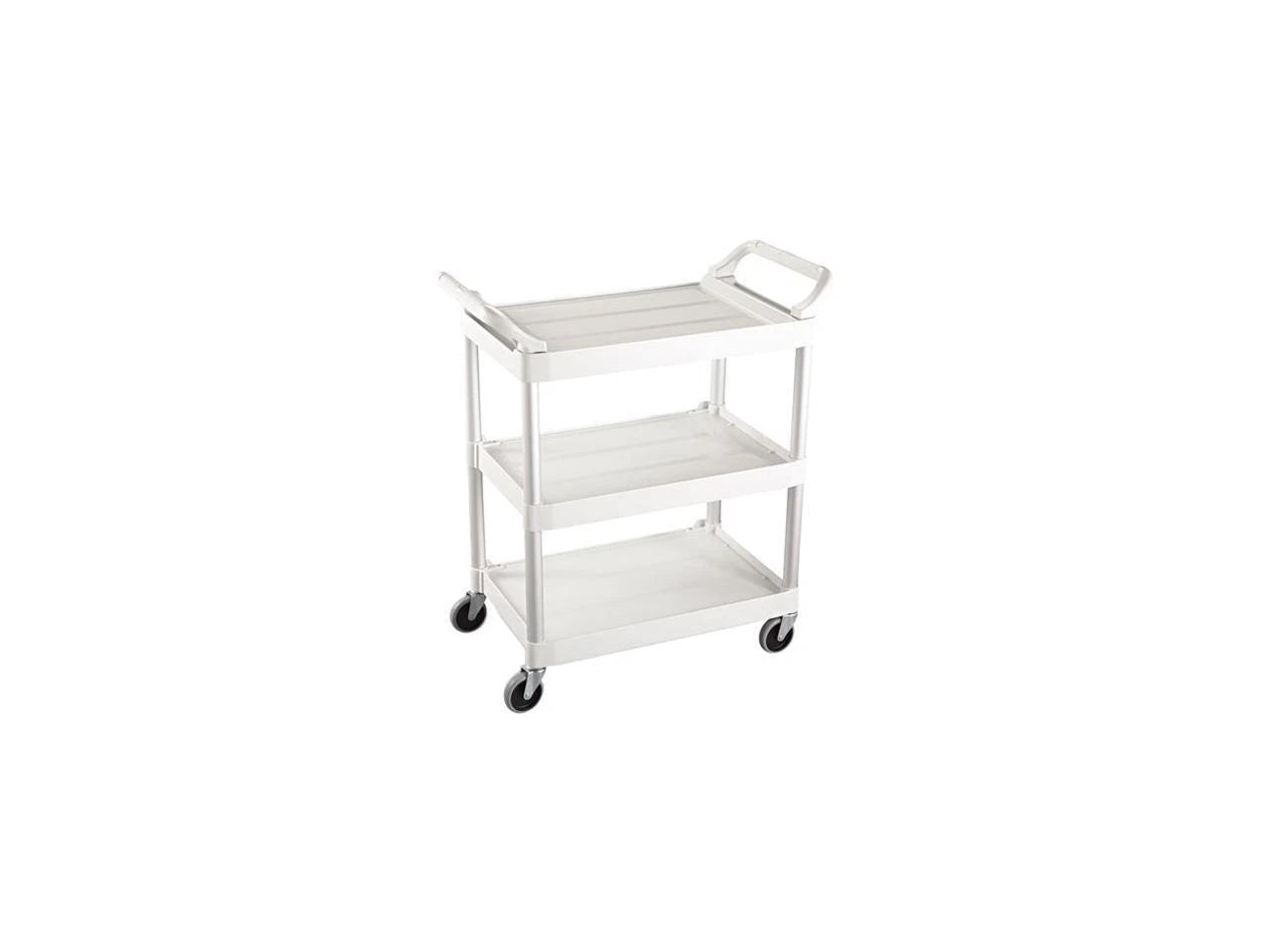 RCP3424-88OWH - Rubbermaid Commercial 3-Shelf Service Cart 200-lb Cap. 18 5/8w