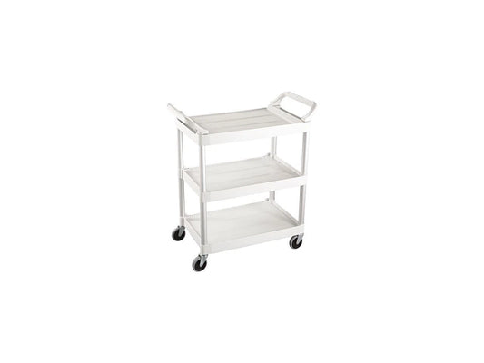 RCP3424-88OWH - Rubbermaid Commercial 3-Shelf Service Cart 200-lb Cap. 18 5/8w