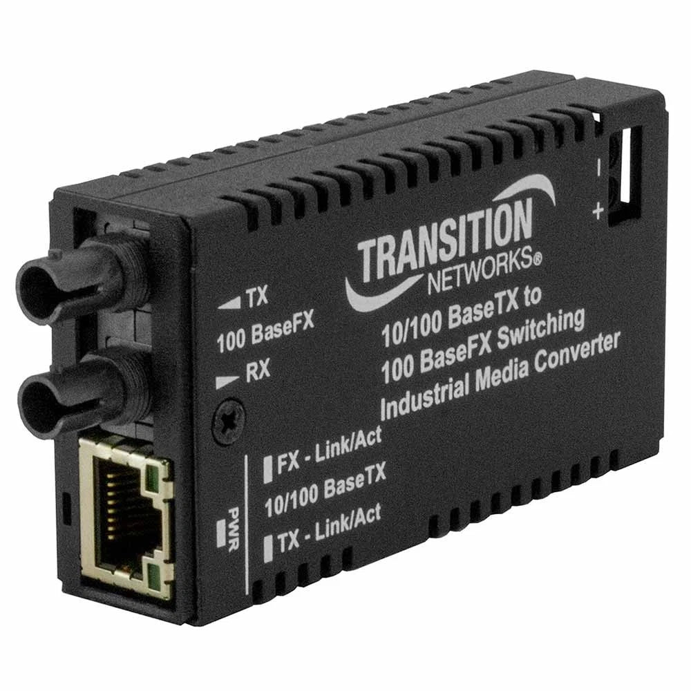 MEISWFX02SM - Transition Networks Hardened Mini Fast Ethernet Media Converter