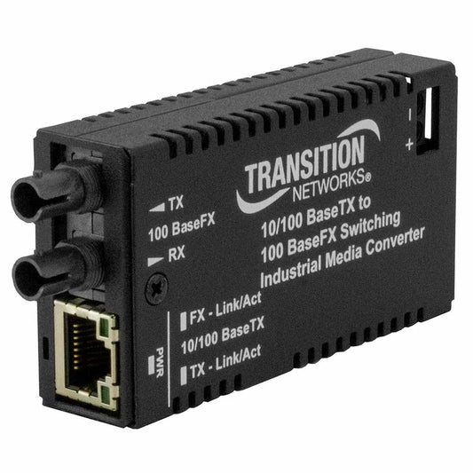 MEISWFX02SM - Transition Networks Hardened Mini Fast Ethernet Media Converter