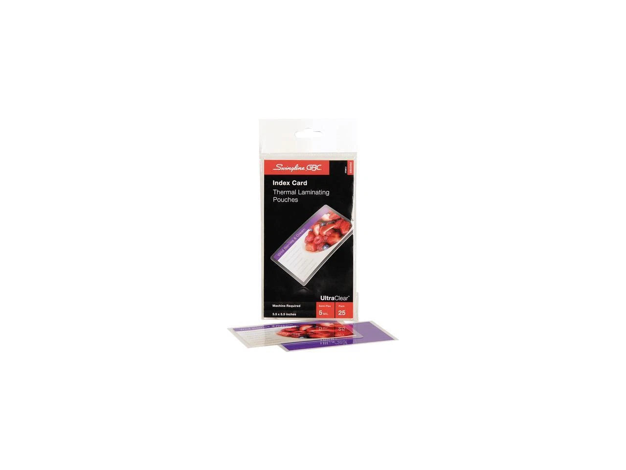 3202002CF - GBC UltraClear Thermal Laminating Pouches 5 mil 5.5" x 3.5"