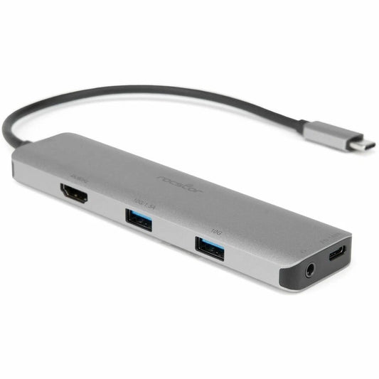 Y10A338S1 - Rocstor 3.5mm/HDMI/USB/USB-C Audio/Video Adapter