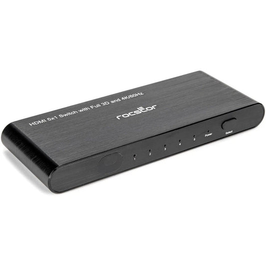 Y10A267A1 - Rocstor 5 Port HDMI 2.0 Splitter 4K/60Hz Supports HDR & EDID