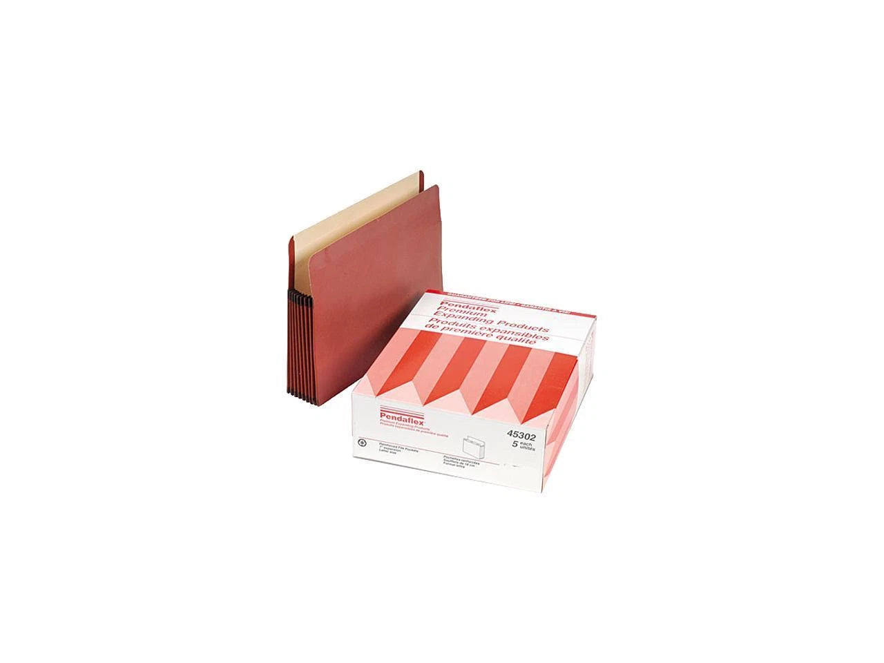 ESS45302 - Esselte Tops Pendaflex 45302 Watershed 7 Expansion File Pocket Straight Letter Red