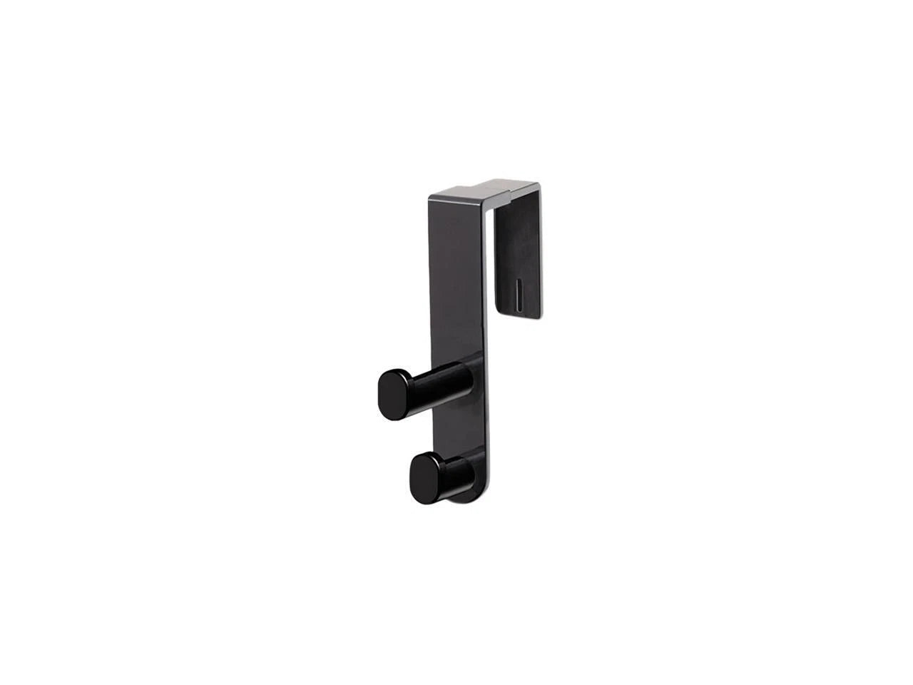 4225BL - Safco Plastic Coat Hook 2 Hook 1-3/4 x 6-1/2 x 7-3/4 Black