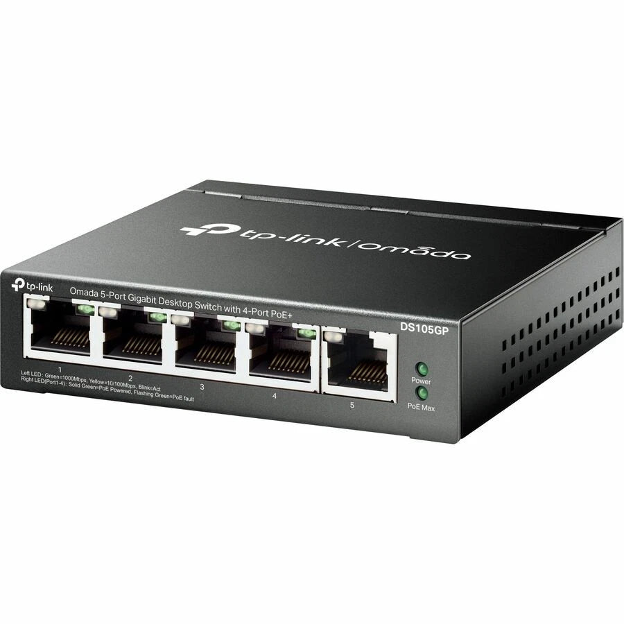 DS105GP - TP-Link Omada 5-Ports Unmanaged Ethernet Switch