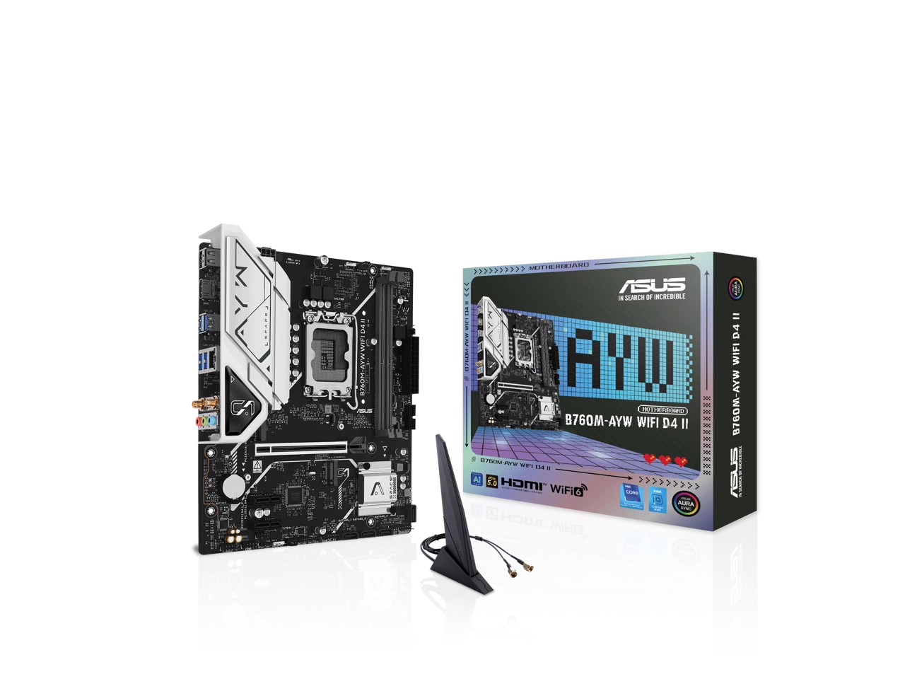 B760M-AYWWIFID4II - Asus Micro ATX Motherboard