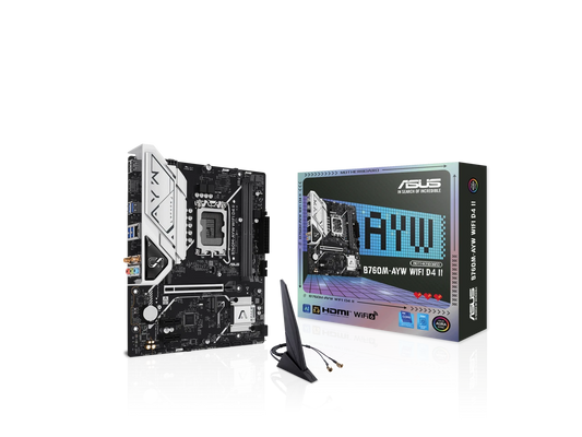 B760M-AYWWIFID4II - Asus Micro ATX Motherboard