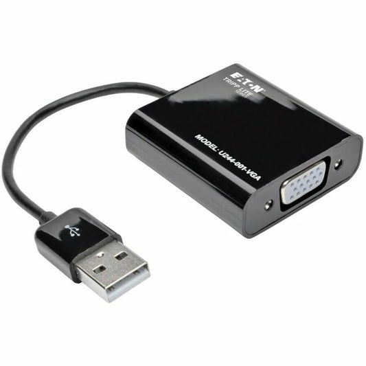 U244001VGA - Tripp Lite USB 2.0 to VGA Dual/Multi-Monitor Video Graphics Card Adapter