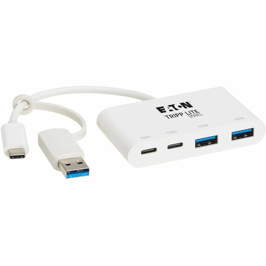 U4600042A2C3 - Tripp Lite 4-Port USB-C Hub 2 USB-A & 2 USB-C Ports Thunderbolt