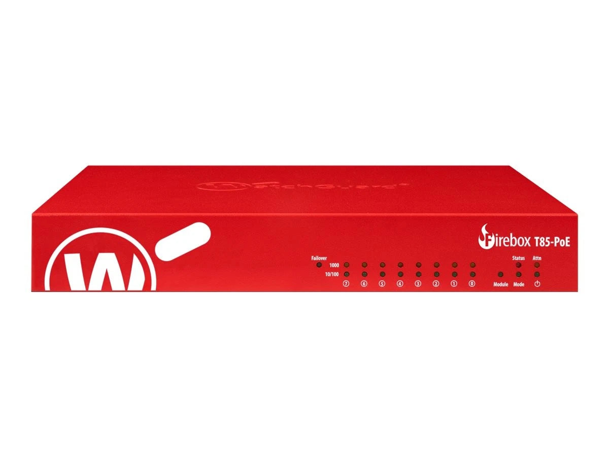 WGT85031-US - WatchGuard Firebox T85-PoE Network Security Firewall Appliance