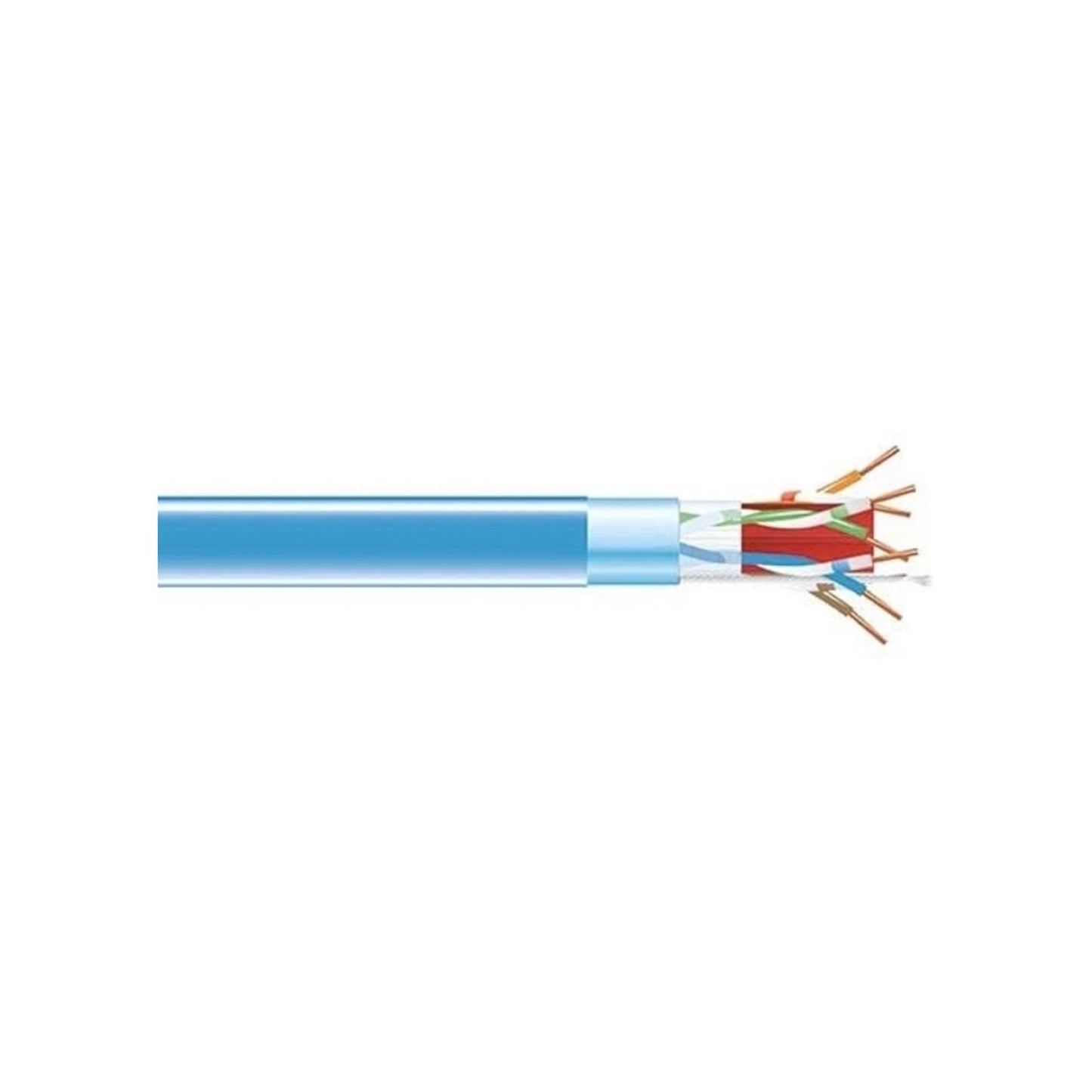 C6ABC51SBL1000 - Black Box 1000ft CatT6A 500-MHz F/UTP Plenum Blue Cable