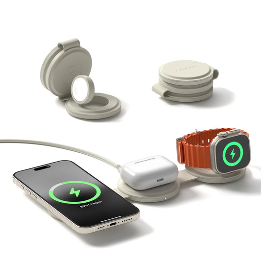 STQTG31W - Satechi On-the-Go 3-in-1 Wireless Charger