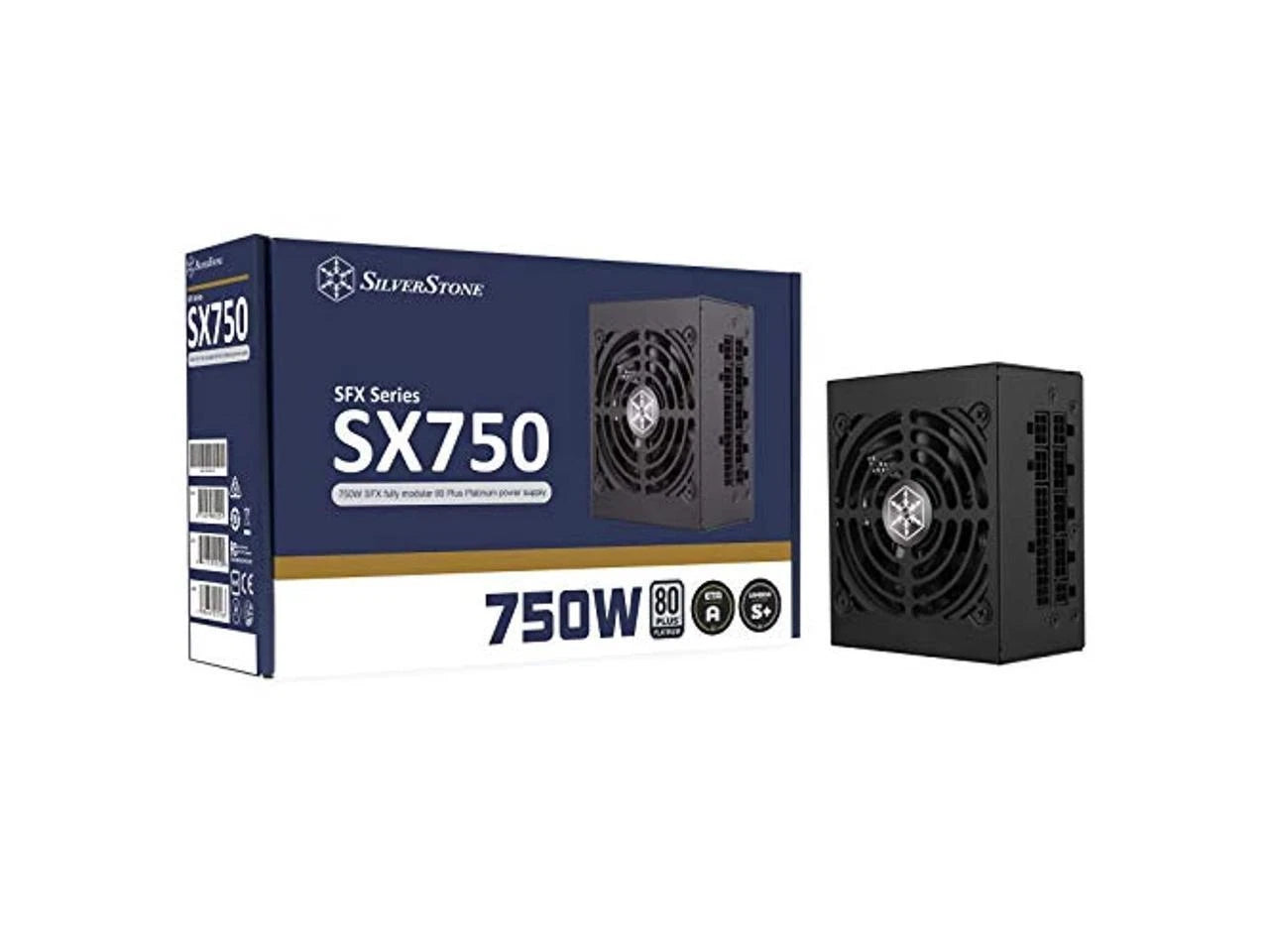 RNAB08PHGCDZH - SilverStone sx750 platinum 750w sfx fully modular 80 plus platinum power supply