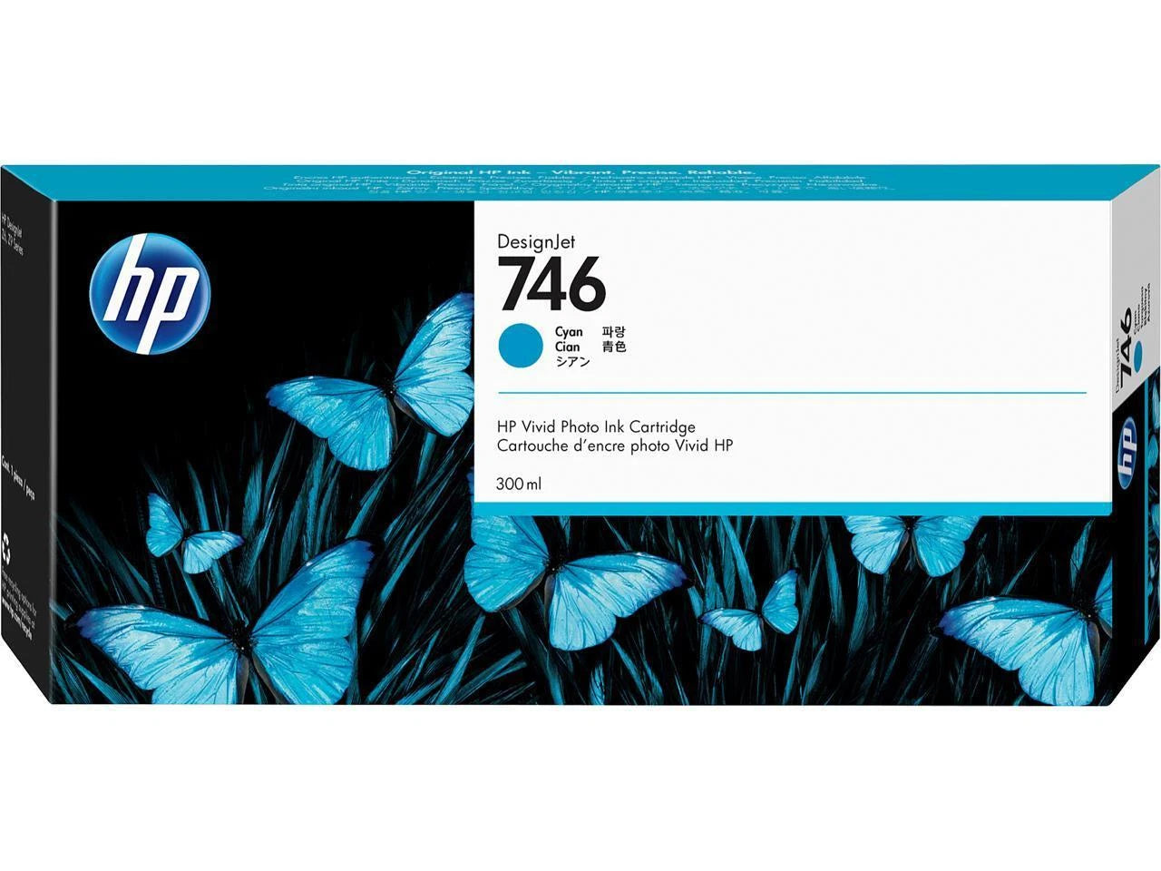P2V80A - HP 746 Ink Cartridge Cyan