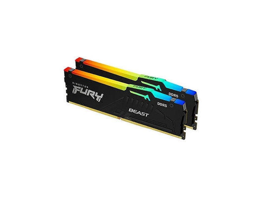 KF560C36BBE2AK2-32 - Kingston FURY Beast 32GB 2 x 16GB DDR5 6000 PC5 48000 Memory Desktop Memory