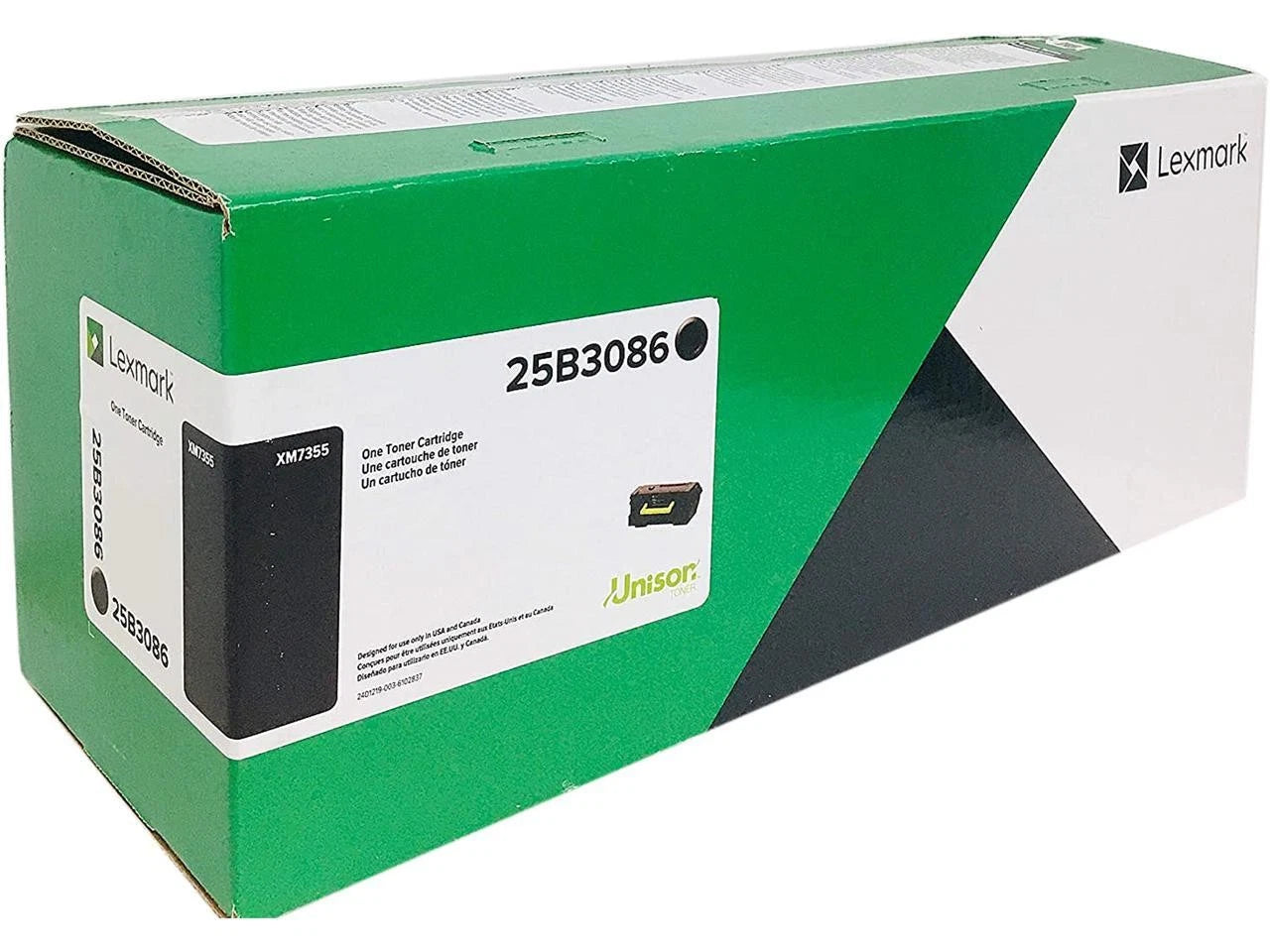 25B3086 - Lexmark Toner Cartridge Black