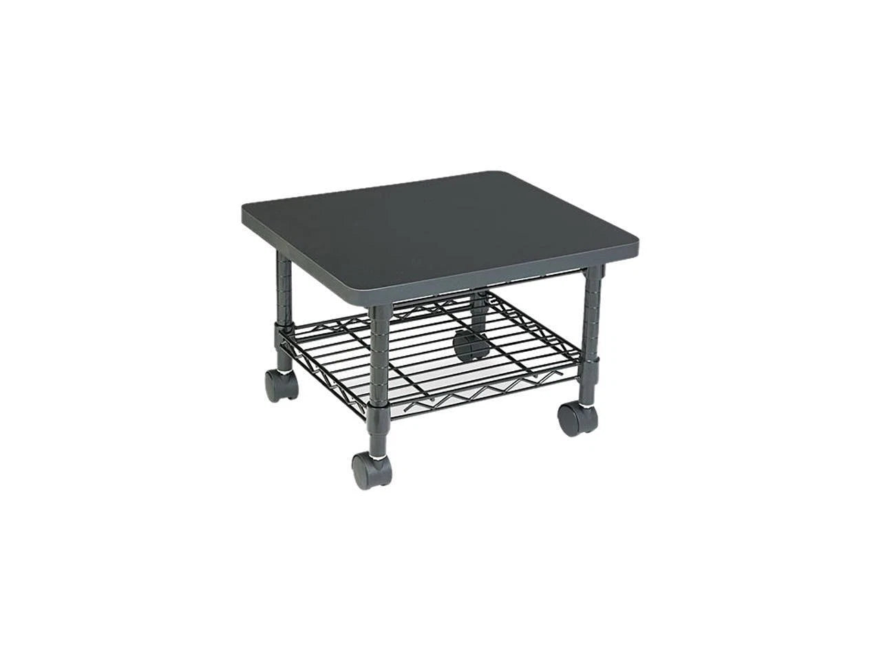 5206BL - Safco Underdesk Printer/Fax Stand 1-Shelf 19w x 16d x 13-1/2h Black