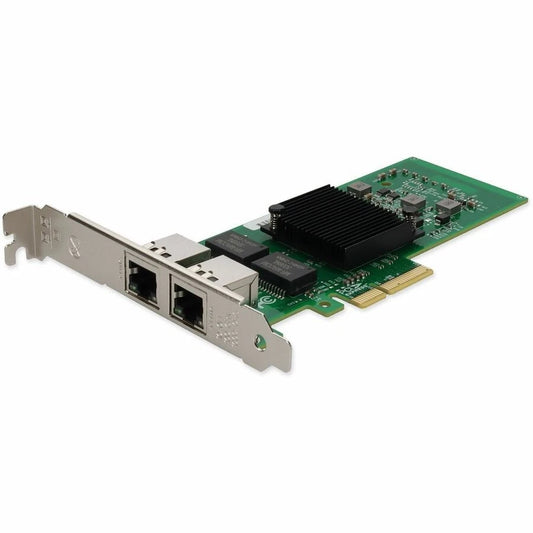 ADDPCIE2RJ45V2 - AddOn 10/100/1000Mbs Dual RJ-45 Port 100m PCIe 2.0 x4 Network Interface Card