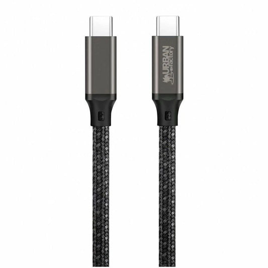 CAB04UF - Urban Factory 6.56ft USB-C To USB-C 240w 10gbps Cable
