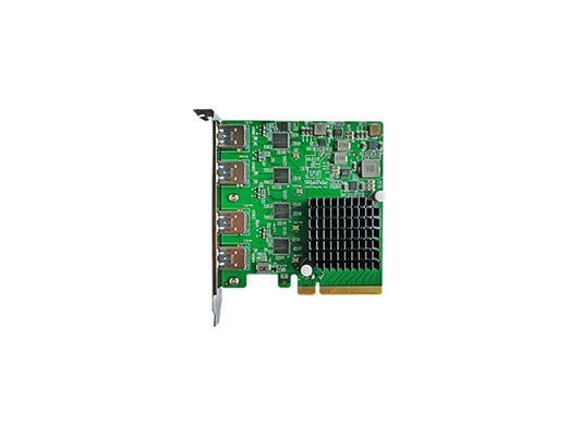 RU1244A - HighPoint RocketU 1244A PCIe 3.0 x8 4x 10GB/s Port USB 3.2 Controller