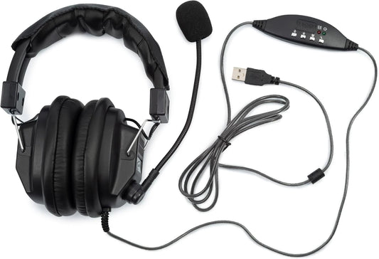 3068MUSBCT - Califone Dual Cord USB Wired Headset