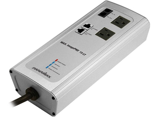 MIP-15LT - PANAMAX 8ft. captive cord 2 Outlets MAX Image Pro LT 15 Amp Surge Prot