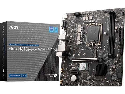 H610M-G - MSI DDR4 Gaming Desktop Motherboard