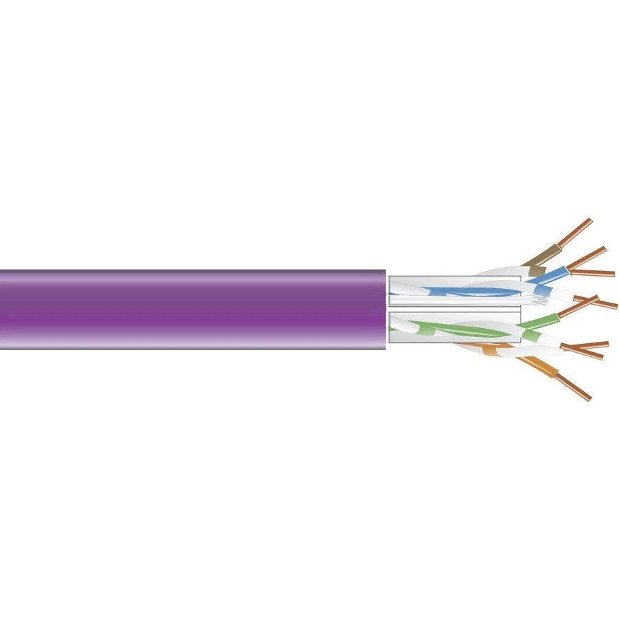 EYN864APB1000 - Black Box GigaTrue 550 1000ft CAT6 550-MHz Solid Cable Violet