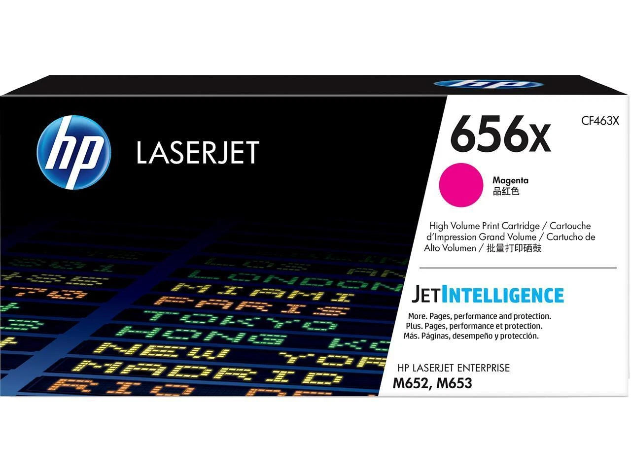 CF463X - HP 656X High Yield LaserJet Toner Cartridge Magenta