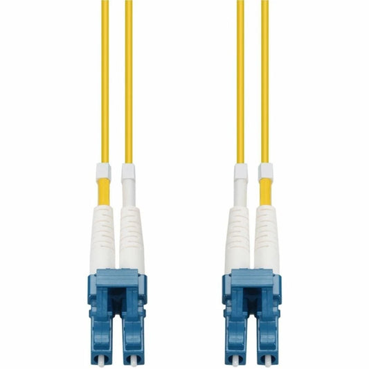 ADDLCLC1M9SMFTAA - AddOn 1m LC to LC Yellow OS2 Duplex OFNR Riser-Rated TAA SMF Fiber Patch Cable