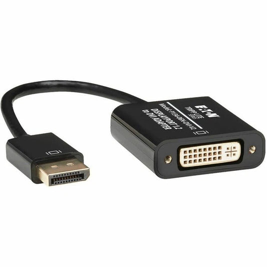 P13406NDVIV2 - Tripp Lite 6" DisplayPort 1.2 to DVI Active Converter DisplayPort to DVI M/F