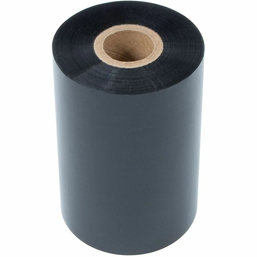 BSS1C450110 - Brother 4.33" Wide Black Thermal Tranfer Wax/Resin Ribbon 450m Roll 12Ct