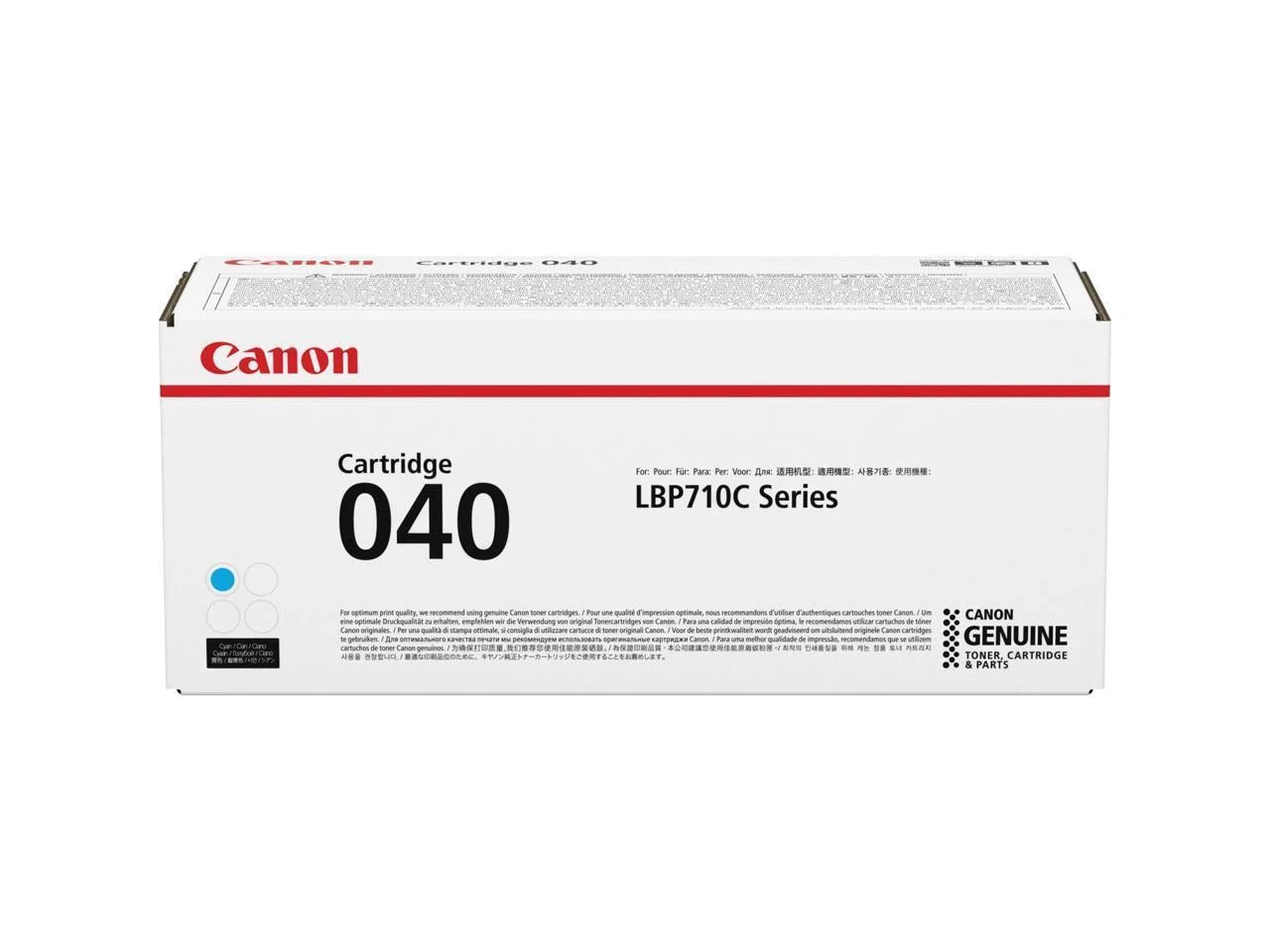 CRTDG040C - Canon 040/040H Toner Cartridge Cyan