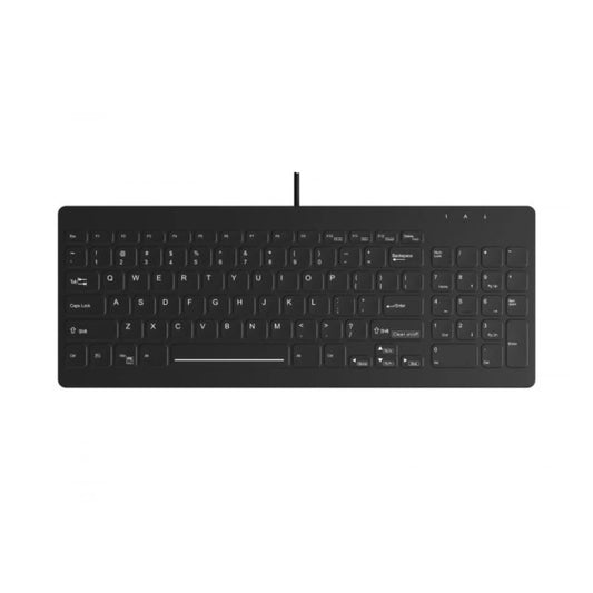 KBACK96BNUNUS - TG3 Electronics Low Profile Washable 96 Key USB Keyboard Black