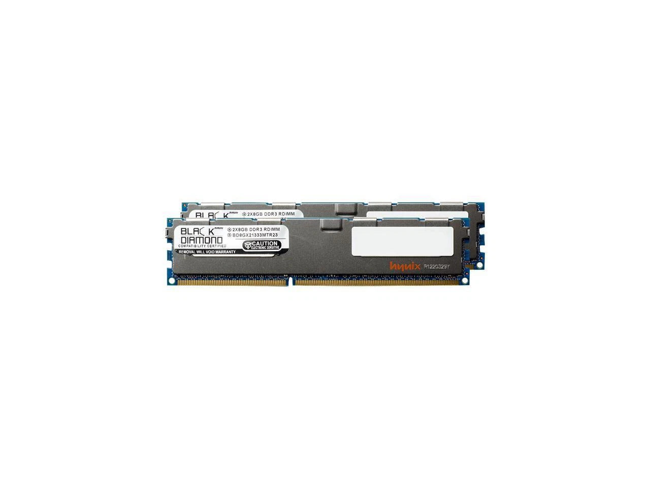 BD8GX21333MTR23 - Black Diamond Server Memory 16GB 2 x 8GB 240-Pin DDR3 SDRAM ECC Registered DDR