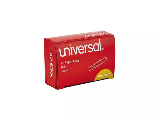 A7072210A - Universal Paper Clips Small No. 1 Silver 100 Clips/ 12 s